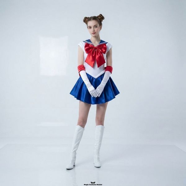 Косплей костюм Сейлор Мун повний образ оригінал (Sailor Moon) оренда / прокат у Києві | Magic Costume Rental КГС7 фото
