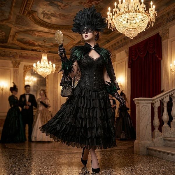 Готичний костюм Ворони (Dark Raven) &mdash; оренда / прокат у Києві | Magic Costume Rental Х38 фото